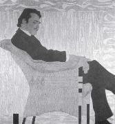 Egon Schiele Portrait of the painter hans massmann Spain oil painting artist